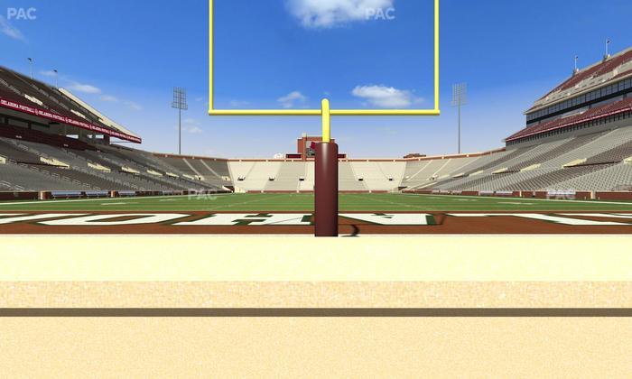 Gaylord Family Oklahoma Memorial Stadium - Section 44 Seat View