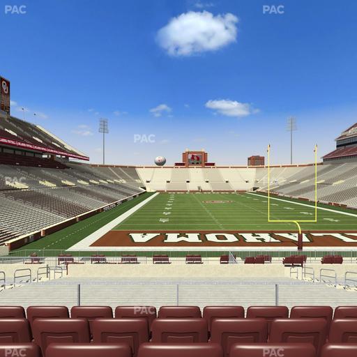 Gaylord Family Oklahoma Memorial Stadium - Section 45 Seat View