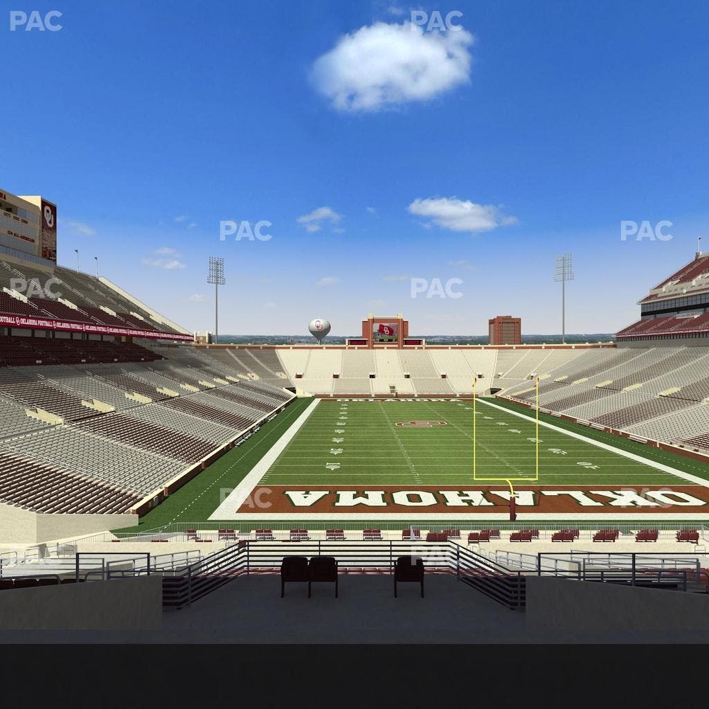 Gaylord Family Oklahoma Memorial Stadium - Section 45 Seat View