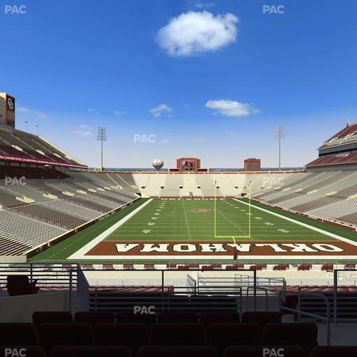 Gaylord Family Oklahoma Memorial Stadium - Section 45 Seat View