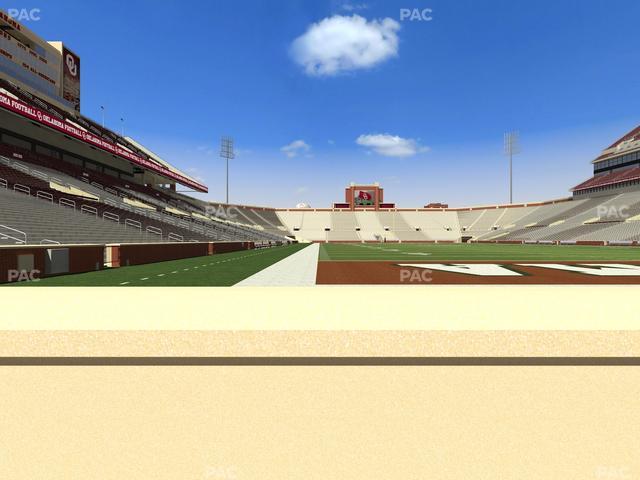 Gaylord Family Oklahoma Memorial Stadium - Section 46 Seat View