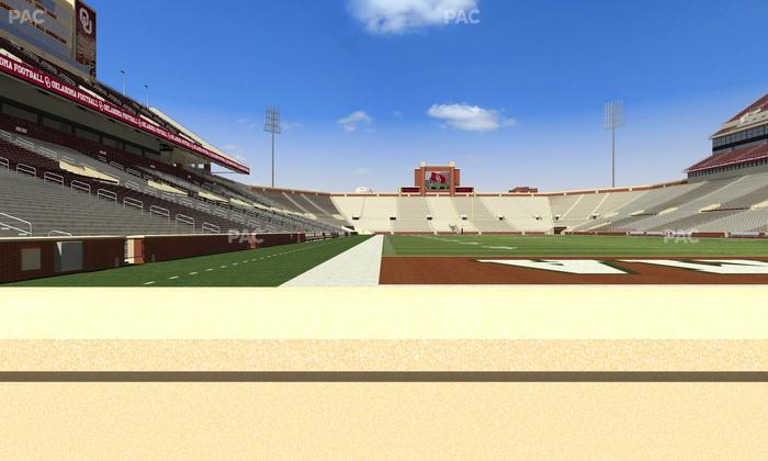 Gaylord Family Oklahoma Memorial Stadium - Section 46 Seat View