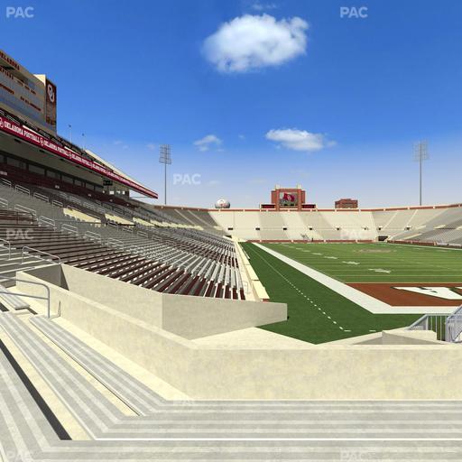 Gaylord Family Oklahoma Memorial Stadium - Section 47 Seat View