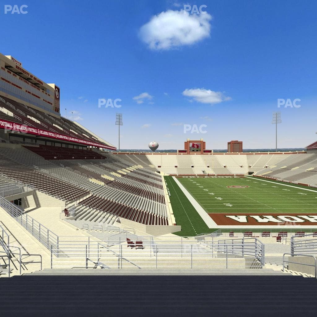 Gaylord Family Oklahoma Memorial Stadium - Section 47 Seat View