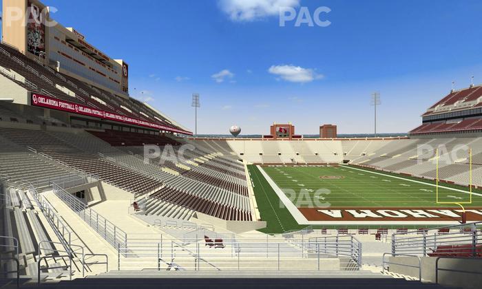 Gaylord Family Oklahoma Memorial Stadium - Section 47 Seat View