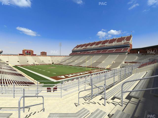 Gaylord Family Oklahoma Memorial Stadium - Section 48 Seat View