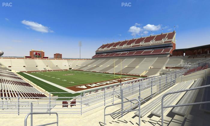 Gaylord Family Oklahoma Memorial Stadium - Section 48 Seat View