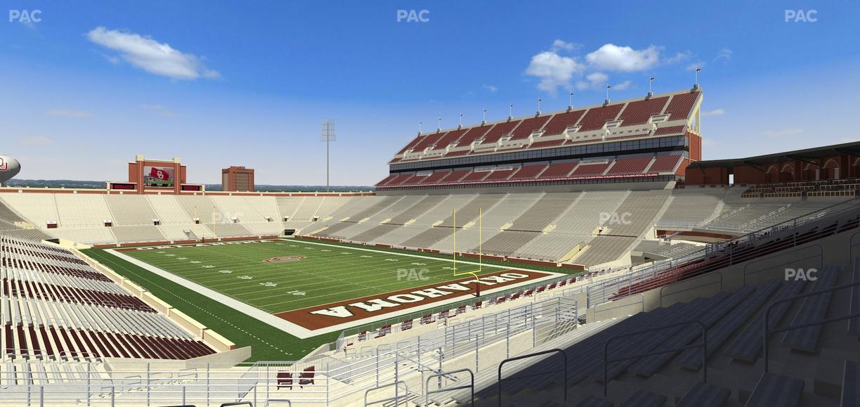 Gaylord Family Oklahoma Memorial Stadium - Section 48 Seat View