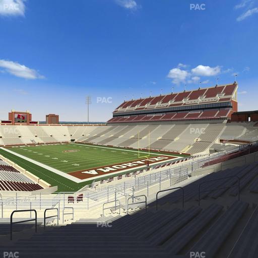 Gaylord Family Oklahoma Memorial Stadium - Section 48 Seat View