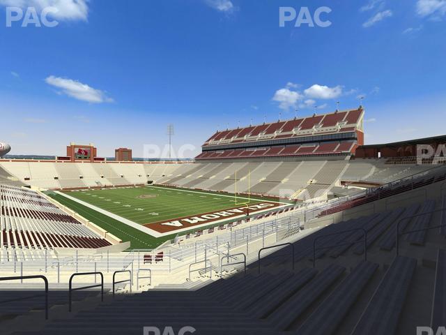 Gaylord Family Oklahoma Memorial Stadium - Section 48 Seat View