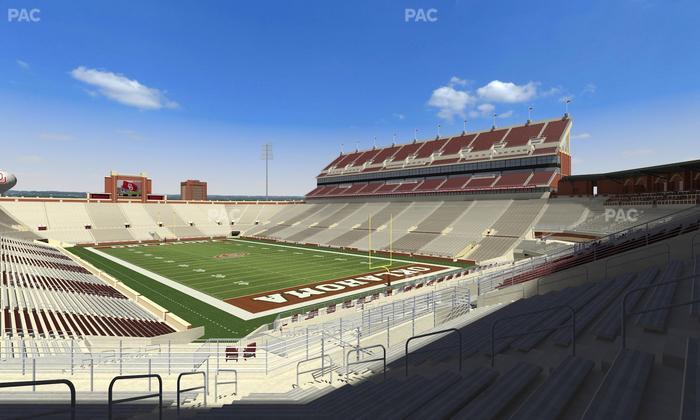 Gaylord Family Oklahoma Memorial Stadium - Section 48 Seat View