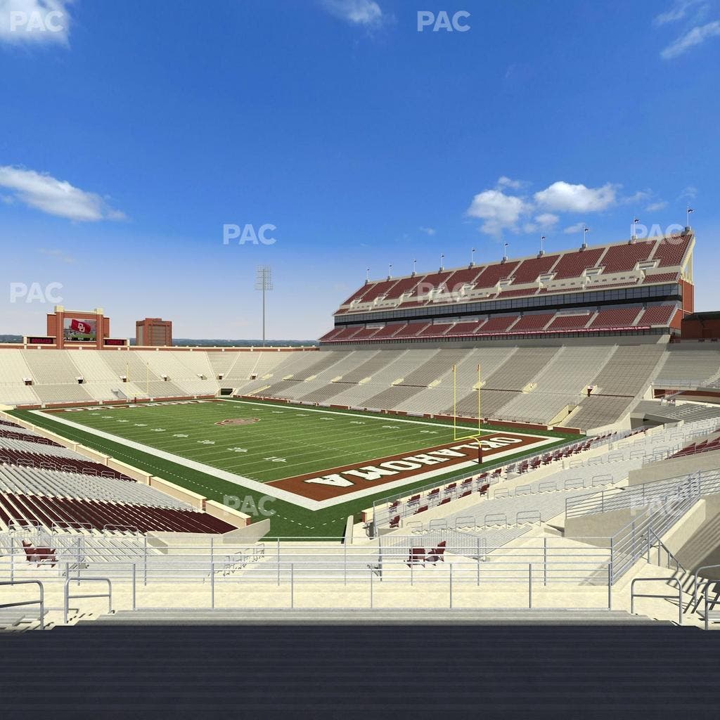 Gaylord Family Oklahoma Memorial Stadium - Section 49 Seat View