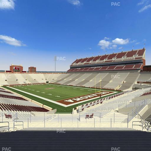 Gaylord Family Oklahoma Memorial Stadium - Section 49 Seat View