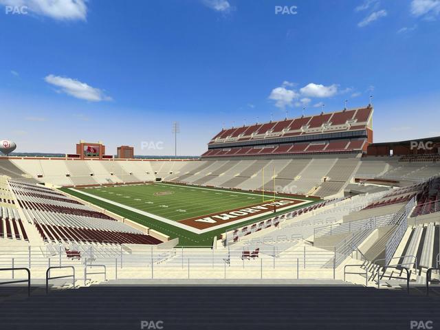 Gaylord Family Oklahoma Memorial Stadium - Section 49 Seat View