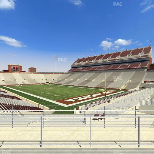 Gaylord Family Oklahoma Memorial Stadium - Section 49 Seat View