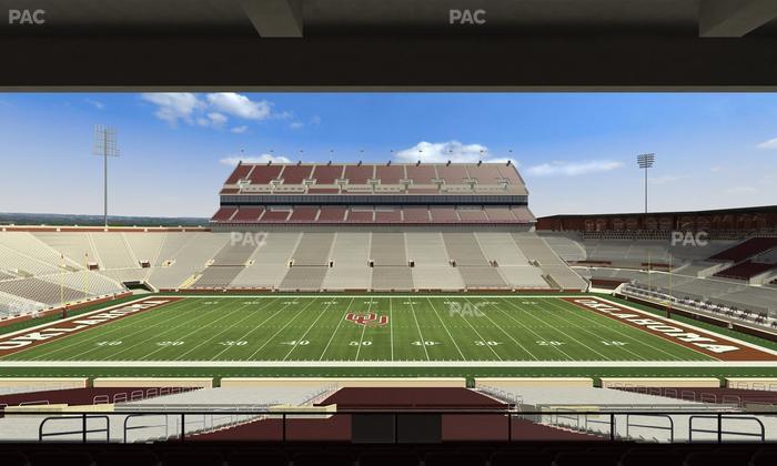 Gaylord Family Oklahoma Memorial Stadium - Section 5 Seat View
