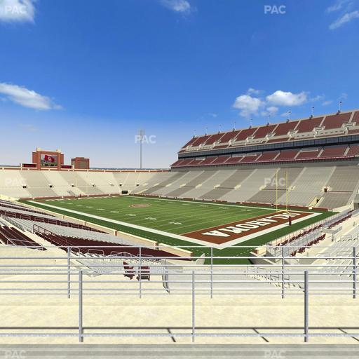 Gaylord Family Oklahoma Memorial Stadium - Section 50 Seat View