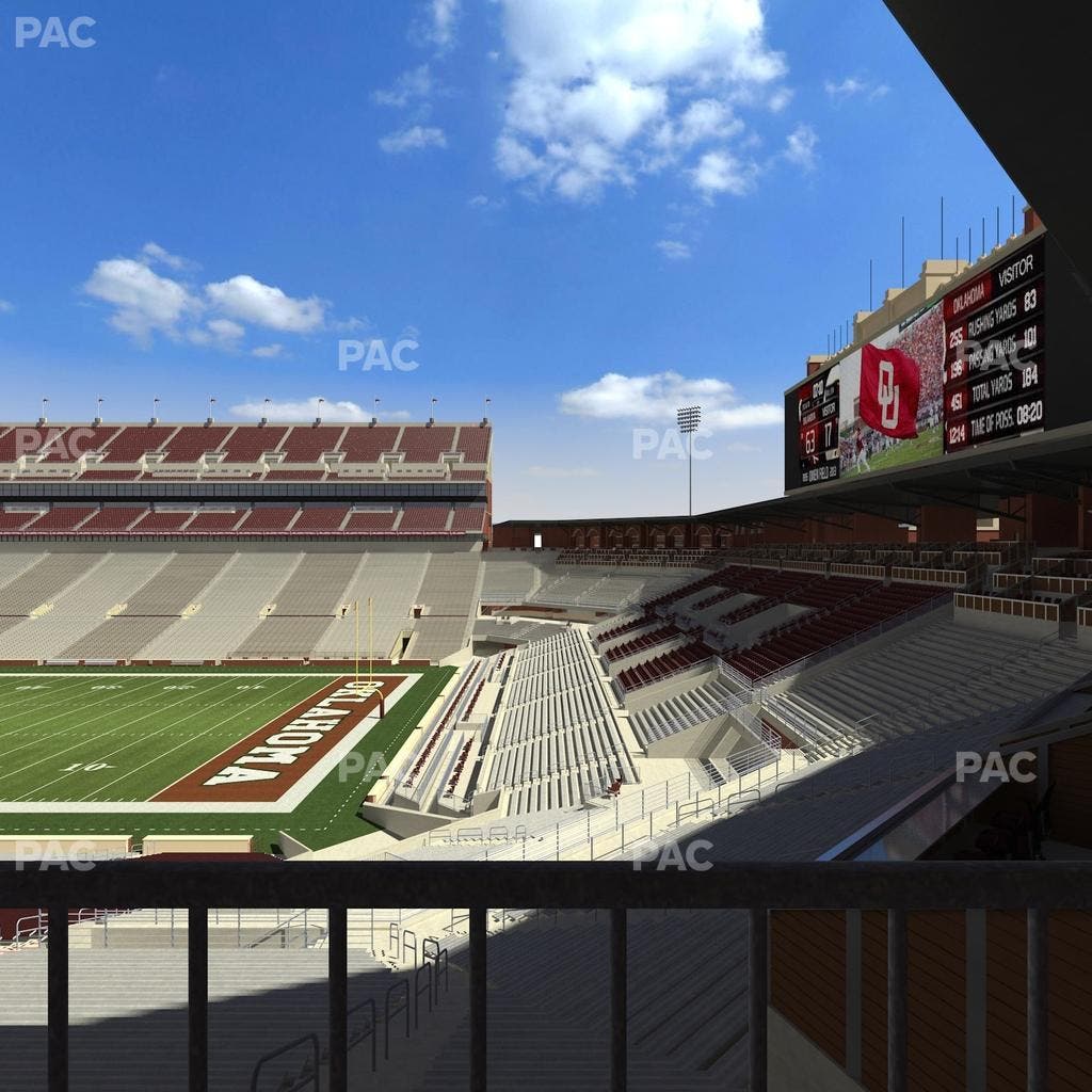 Gaylord Family Oklahoma Memorial Stadium - Section 51 Seat View