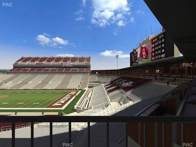 Gaylord Family Oklahoma Memorial Stadium - Section 51 Seat View