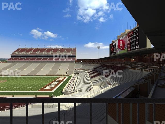 Gaylord Family Oklahoma Memorial Stadium - Section 51 Seat View