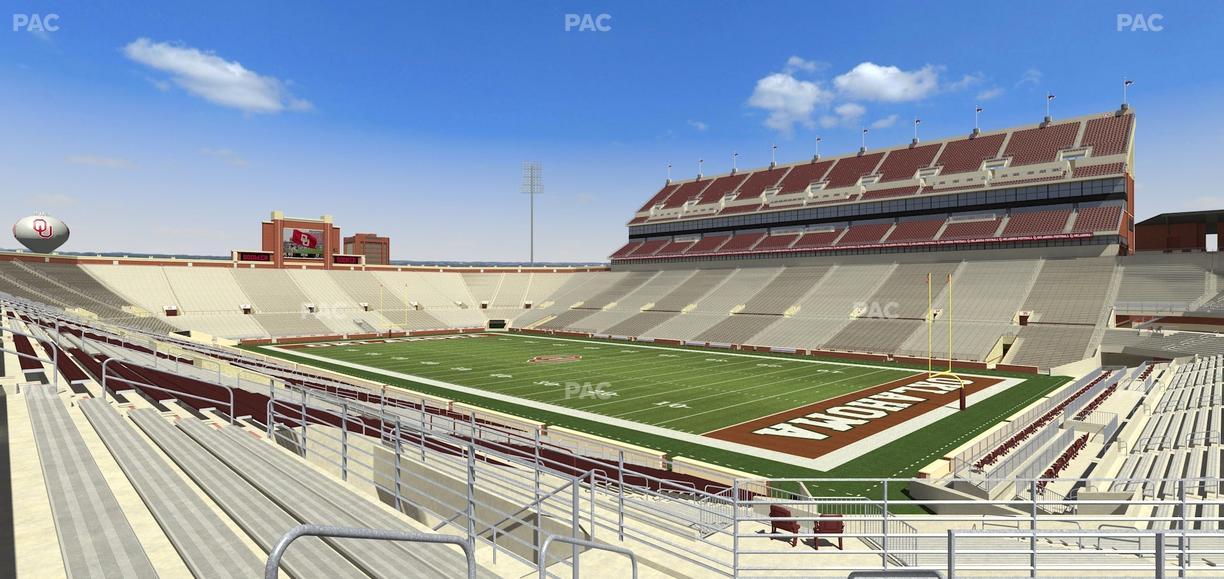 Gaylord Family Oklahoma Memorial Stadium - Section 51 Seat View