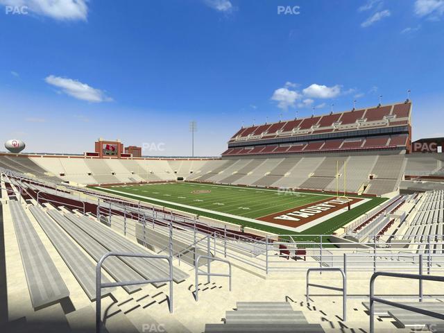 Gaylord Family Oklahoma Memorial Stadium - Section 51 Seat View