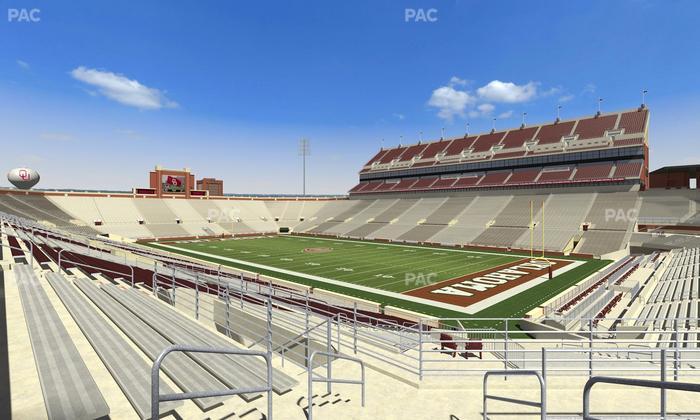 Gaylord Family Oklahoma Memorial Stadium - Section 51 Seat View
