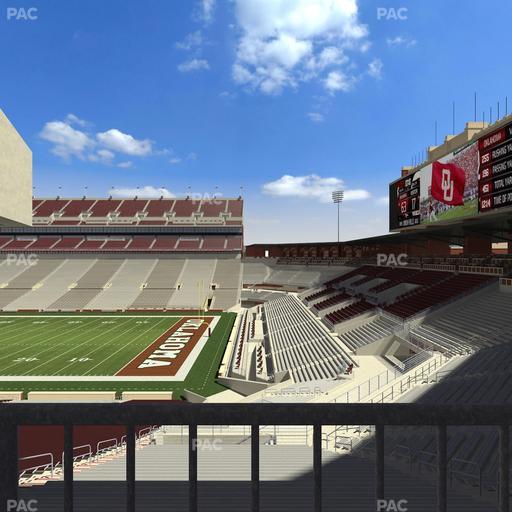 Gaylord Family Oklahoma Memorial Stadium - Section 52 Seat View