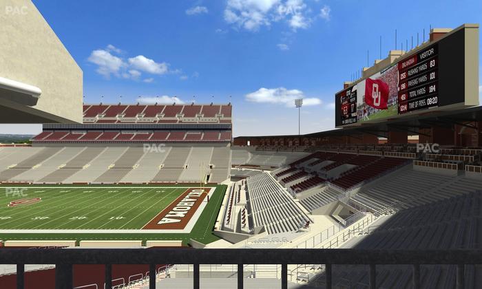 Gaylord Family Oklahoma Memorial Stadium - Section 52 Seat View