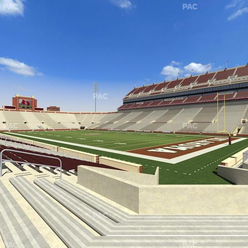 Gaylord Family Oklahoma Memorial Stadium - Section 52 Seat View