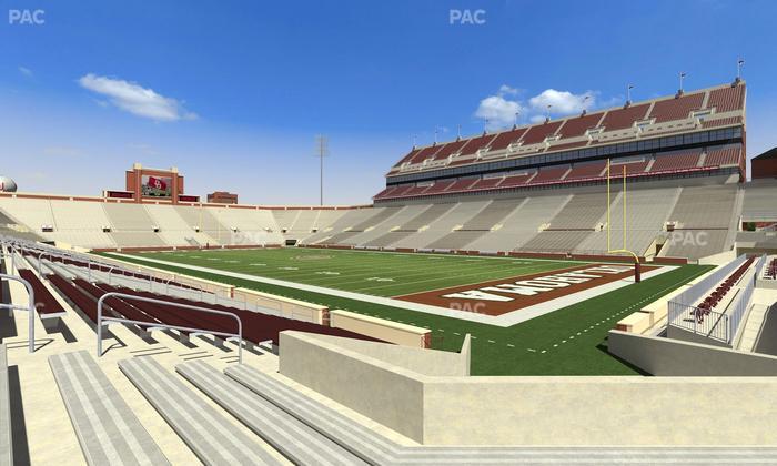 Gaylord Family Oklahoma Memorial Stadium - Section 52 Seat View