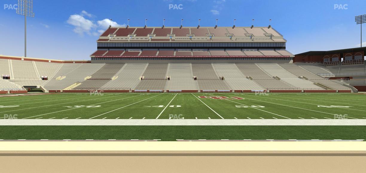 Gaylord Family Oklahoma Memorial Stadium - Section 6 Seat View