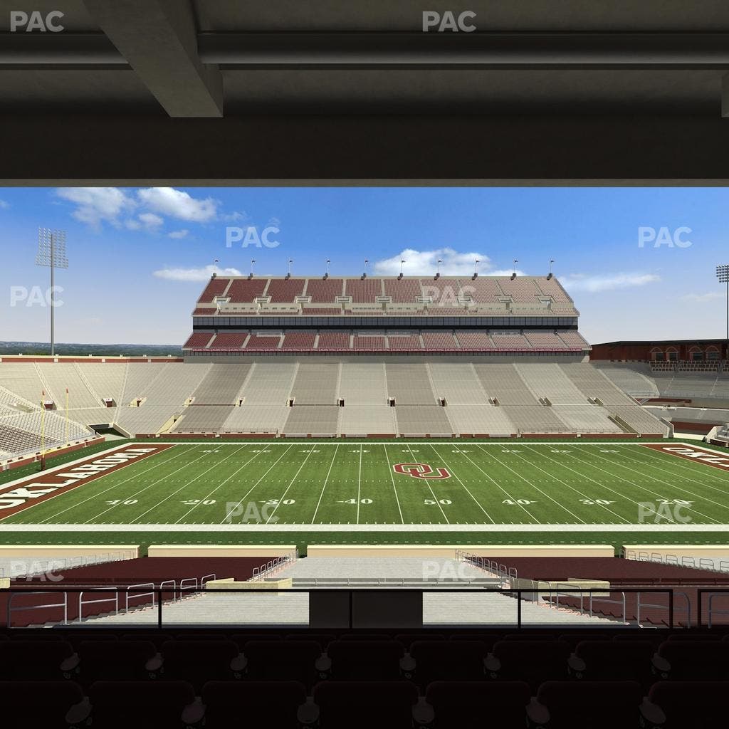 Gaylord Family Oklahoma Memorial Stadium - Section 6 Seat View