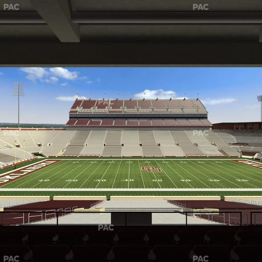 Gaylord Family Oklahoma Memorial Stadium - Section 6 Seat View