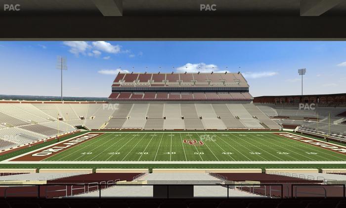 Gaylord Family Oklahoma Memorial Stadium - Section 6 Seat View