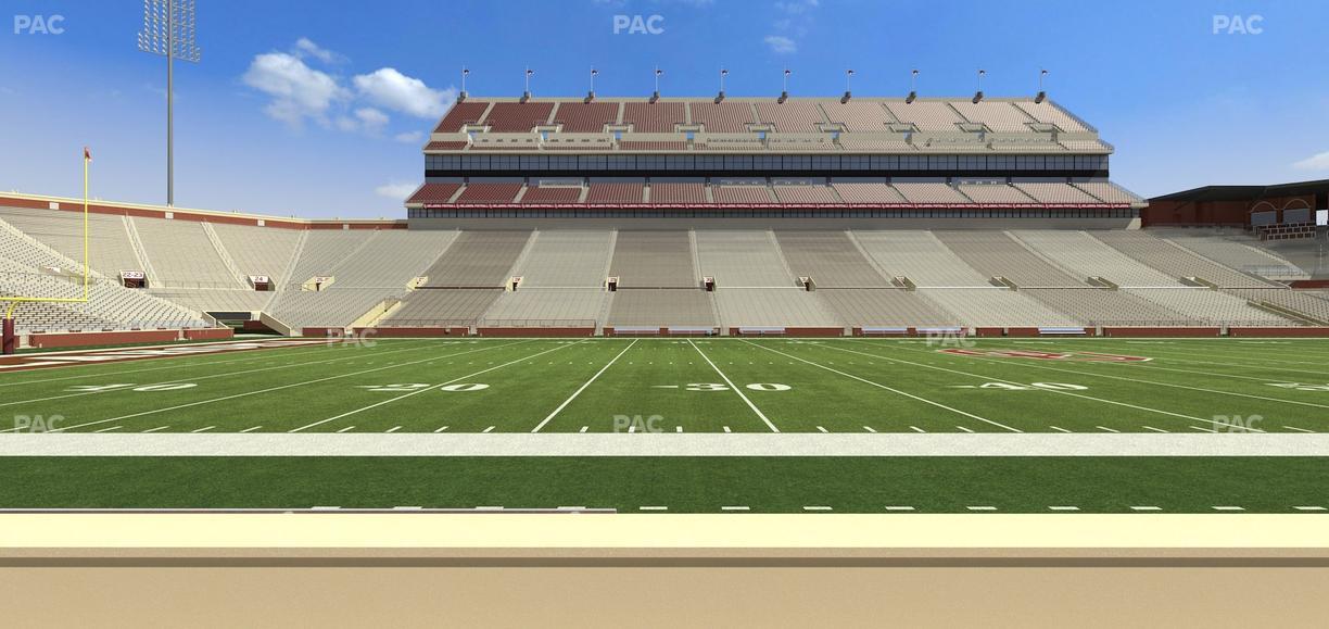 Gaylord Family Oklahoma Memorial Stadium - Section 7 Seat View