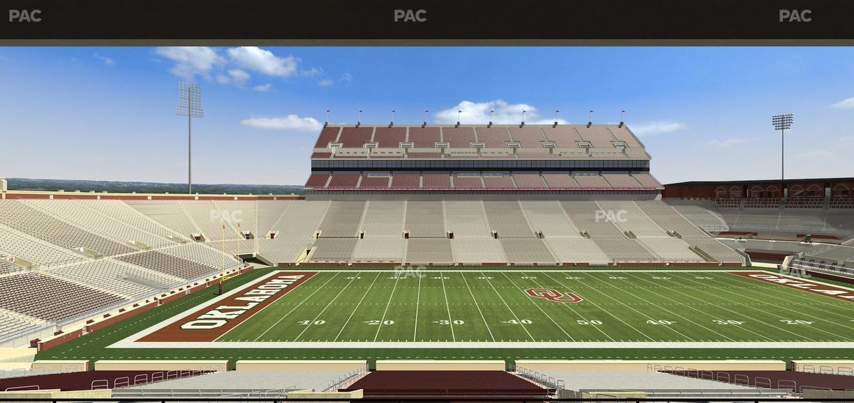 Gaylord Family Oklahoma Memorial Stadium - Section 7 Seat View