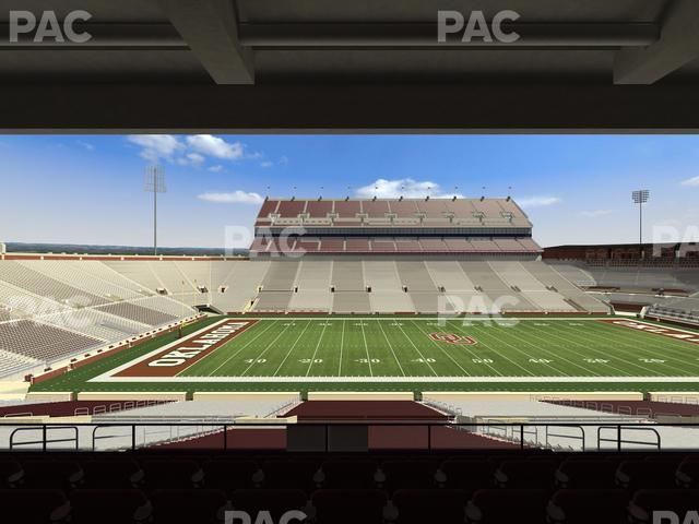 Gaylord Family Oklahoma Memorial Stadium - Section 7 Seat View