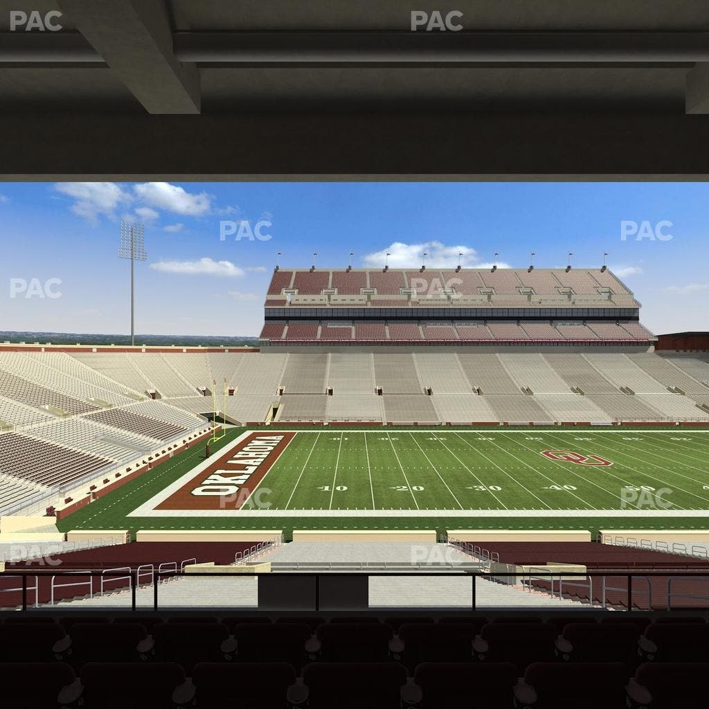 Gaylord Family Oklahoma Memorial Stadium - Section 8 Seat View
