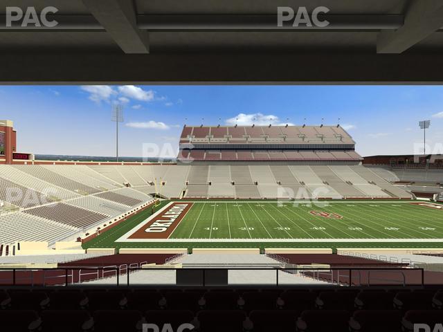 Gaylord Family Oklahoma Memorial Stadium - Section 8 Seat View