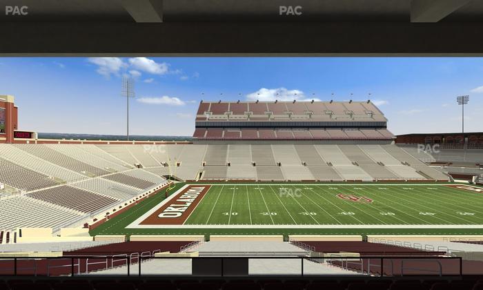 Gaylord Family Oklahoma Memorial Stadium - Section 8 Seat View