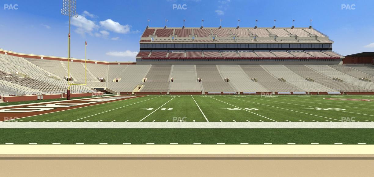 Gaylord Family Oklahoma Memorial Stadium - Section 8 Seat View