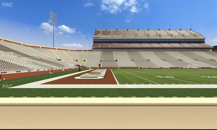 Gaylord Family Oklahoma Memorial Stadium - Section 9 Seat View