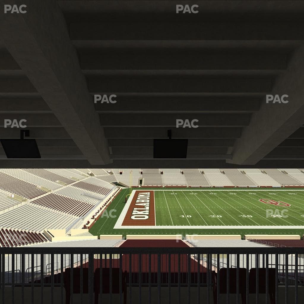 Gaylord Family Oklahoma Memorial Stadium - Section 9 Seat View