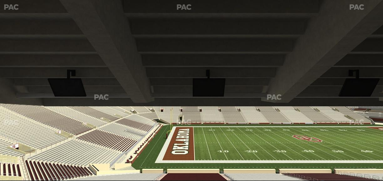 Gaylord Family Oklahoma Memorial Stadium - Section 9 Seat View