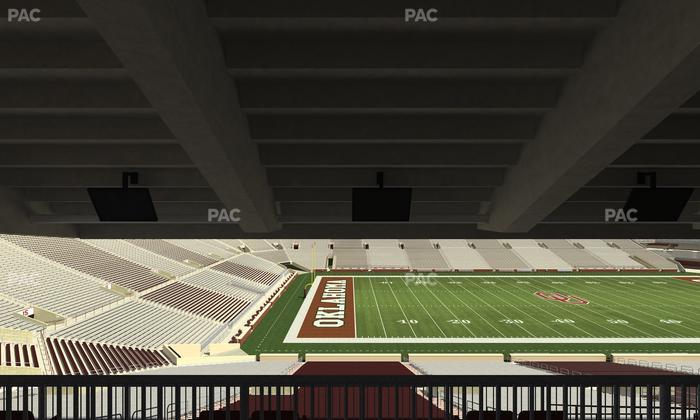 Gaylord Family Oklahoma Memorial Stadium - Section 9 Seat View