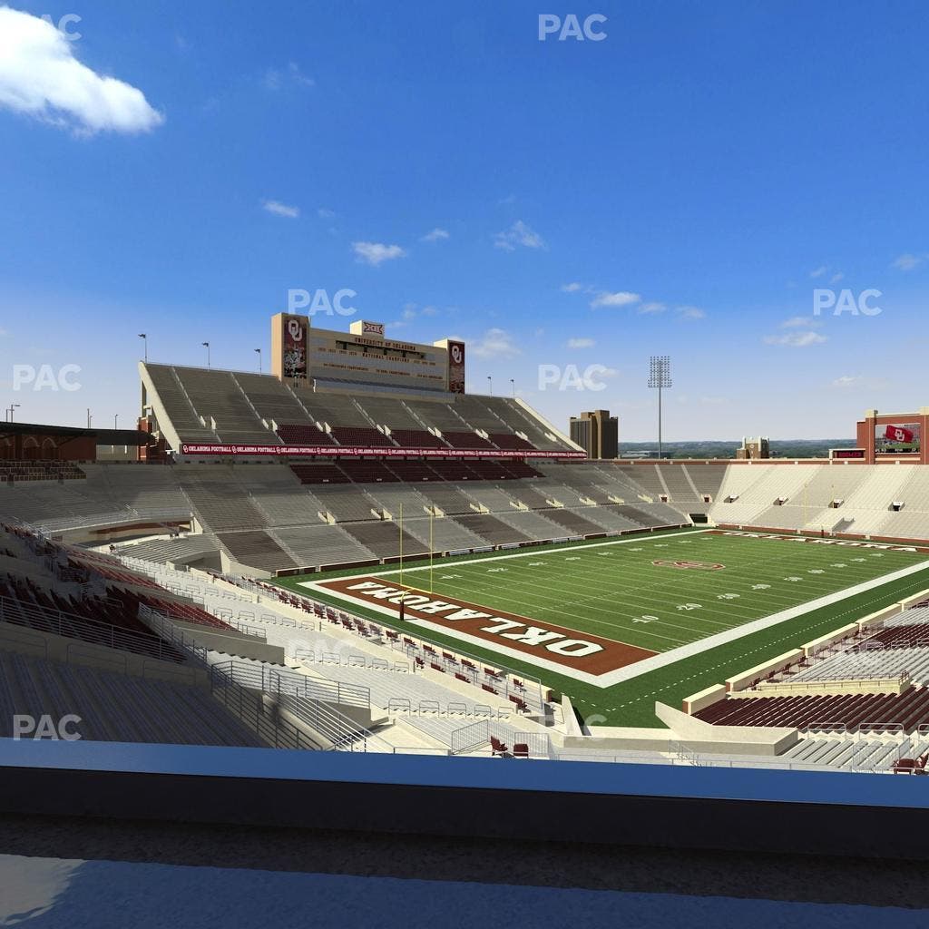 Gaylord Family Oklahoma Memorial Stadium - Section Loge 39 Seat View