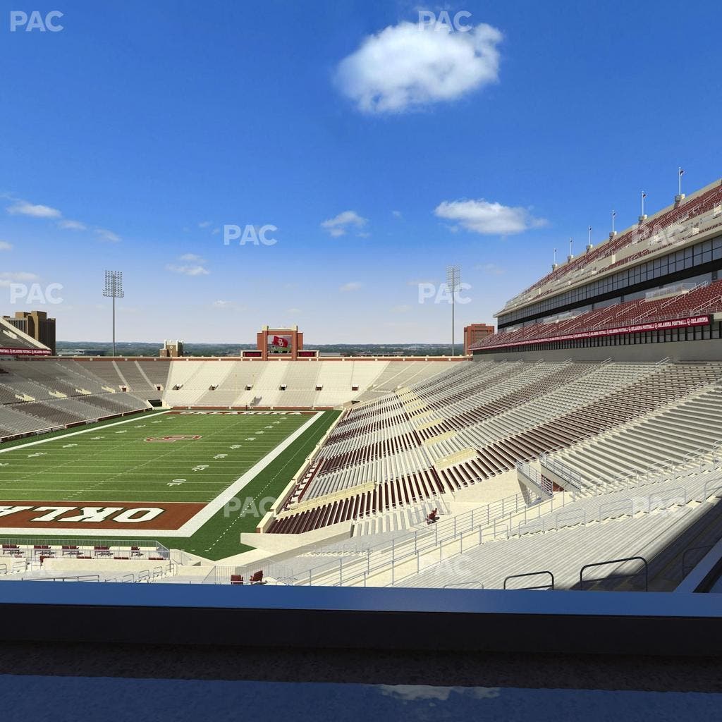 Gaylord Family Oklahoma Memorial Stadium - Section Loge 40 Seat View