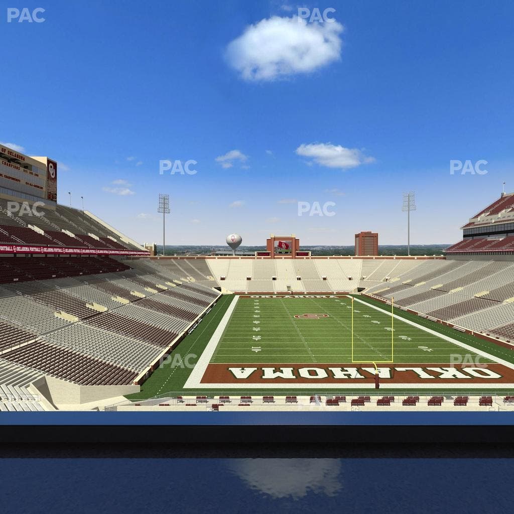 Gaylord Family Oklahoma Memorial Stadium - Section Loge 45 Seat View
