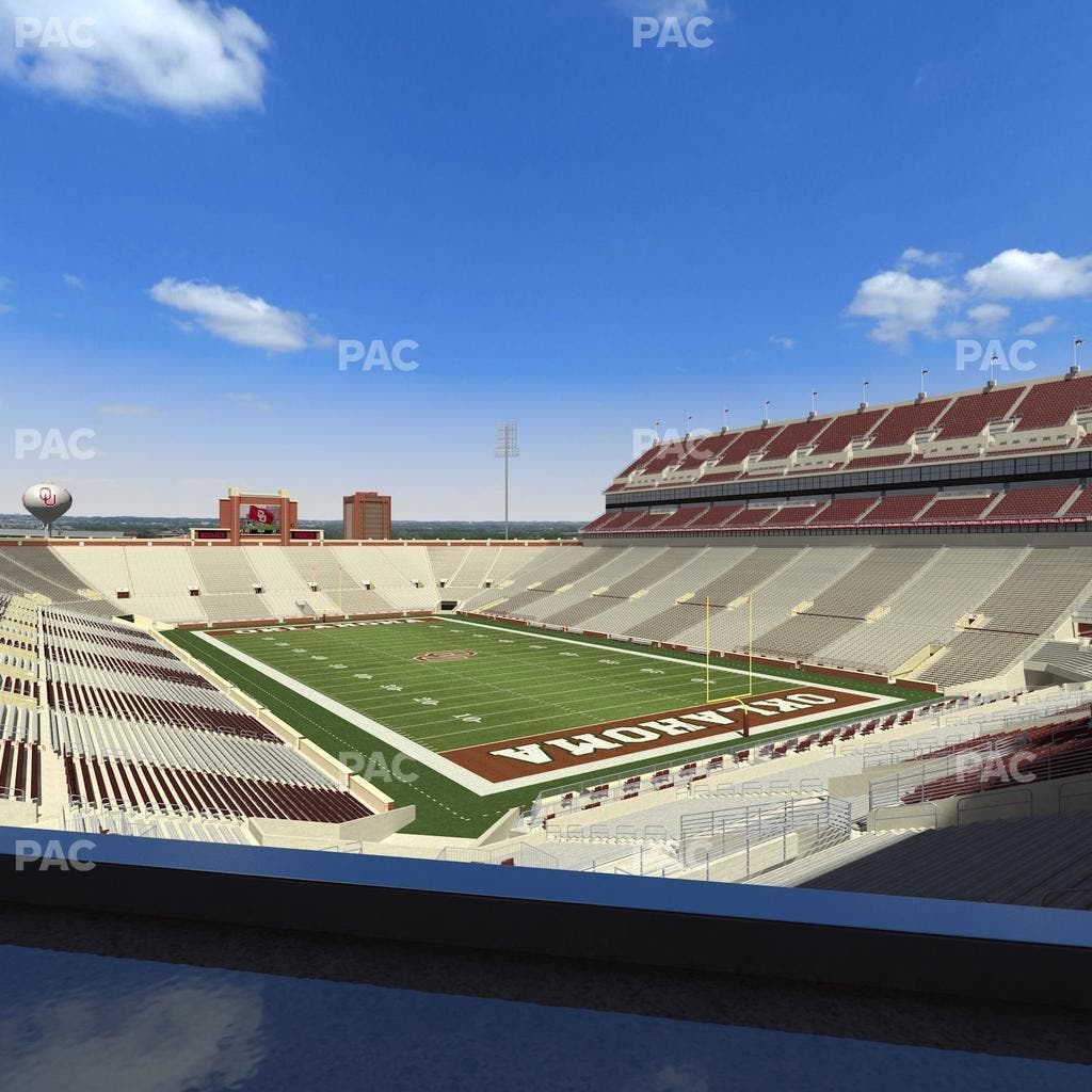 Gaylord Family Oklahoma Memorial Stadium - Section Loge 48 Seat View